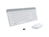 Logitech Slim Wireless Keyboard and Mouse Combo MK470 White USB безжична мултимедийна комплект с мишка снимка №2 Logitech Slim Wireless Keyboard and Mouse Combo MK470 White USB безжична мултимедийна комплект с мишка снимка №2