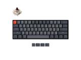 Описание и цена на клавиатура за компютър Keychron Mechanical Keyboard K12 Hot-Swappable 60% Gateron Brown Switch White LED ABS 