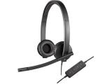 Описание и цена на жични Logitech Stereo H570e black 981-000575