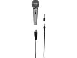 Описание и цена на микрофон ( mic ) Hama Dynamic Microphone DM 40, 6.35mm, Silver 
