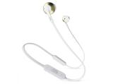 Описание и цена на безжични (in-ear) JBL T205BT White/Gold 