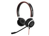 Описание и цена на жични Jabra EVOLVE 40 стерео слушалки, UC, USB  3.5мм жак 
