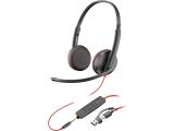 Описание и цена на жични HP Poly Blackwire 3225 Stereo USB-C Headset 