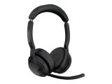 Описание и цена на безжични Jabra Evolve2 55 MS with charging stand 