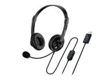 Genius Headset HS-230U, Black снимка №2 Genius Headset HS-230U, Black снимка №2