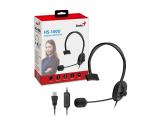 Genius Single Ear Headset - HS-100U, Black снимка №2