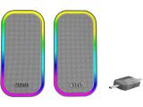 Marvo Gaming Speakers 2.0 6W Havoc 20 Grey снимка №3 Marvo Gaming Speakers 2.0 6W Havoc 20 Grey снимка №3