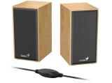 Genius Speakers 2.0 - SP-HF180 6W USB Pine Wood снимка №4