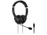 Описание и цена на жични Kensington K97457WW Headset Hi-Fi with Mikrofon black 