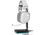 Corsair HS80 RGB USB Headset White CA-9011238-EU снимка №4 Corsair HS80 RGB USB Headset White CA-9011238-EU снимка №4