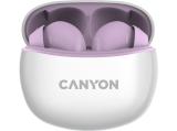 Описание и цена на безжични (in-ear) Canyon headset TWS-5 Purple CNS-TWS5PU 