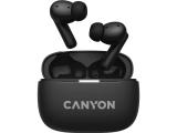 Описание и цена на нов звуков компонент - слушалки с микрофон Canyon headset OnGo TWS-10 ANC+ENC Black CNS-TWS10B