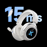 MCHOSE MCHOSE безжични геймърски слушалки Wireless Gaming Headphones - X9 Black - Bluetooth , 2.4G MC-X9-2 NEW снимка №2