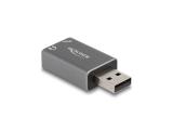 DeLock External USB sound card with 2 x 3.5 mm jack, 66633 снимка №2