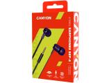Canyon headphones SEP-4 Mic Flat 1.2m Violet CNS-CEP4P снимка №2 Canyon headphones SEP-4 Mic Flat 1.2m Violet CNS-CEP4P снимка №2