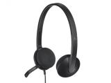 Описание и цена на жични Logitech Stereo Headset H340 (981-000475) 