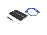 Makki External Case 2.5 SATA USB3.0 Aluminium Black 254U3 Кутии за дискове 2.5 снимка №3 Makki External Case 2.5 SATA USB3.0 Aluminium Black 254U3 Кутии за дискове 2.5 снимка №3