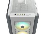 Corsair iCUE 7000X RGB Tempered Glass Full-Tower ATX PC Case - White Big Tower ATX снимка №2