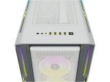 CORSAIR iCUE 5000T RGB Tempered Glass White Middle Tower ATX снимка №3