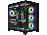 Описание и цена на Компютърна кутия Middle Tower 1stPlayer MEGAVIEW MV8 Black MV8-TP-BK ATX
