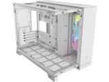 Corsair iCUE LINK 2500X RGB Dual Chamber TG White Middle Tower Micro ATX снимка №3