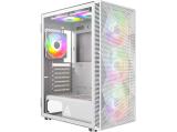 Описание и цена на Компютърна кутия Middle Tower Montech X3 MESH TG fixed RGB White ATX