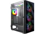 Описание и цена на Компютърна кутия Middle Tower Montech X3 MESH TG fixed RGB Black ATX