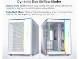 Montech KING 95 Pro Dual Chamber ARGB White Middle Tower ATX снимка №5 Montech KING 95 Pro Dual Chamber ARGB White Middle Tower ATX снимка №5