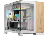 case в промоция: Corsair 2500X TG White/Bamboo Wood case в промоция: Corsair 2500X TG White/Bamboo Wood