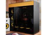 Geometric Future Model 8 Dharma Black/Gold Middle Tower E-ATX снимка №2