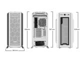be quiet! SILENT BASE 802 Window White BGW40 Middle Tower E-ATX снимка №2