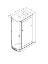 Описание и цена на аксесоари Server Case SeaMAX Шкаф Triton 37U/700x1000 Delta R, rear double wing door NEW n/a