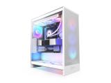 Описание и цена на Компютърна кутия Middle Tower NZXT H7 Flow RGB White E-ATX