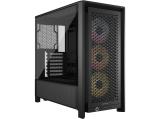 Описание и цена на Компютърна кутия Middle Tower Corsair FRAME 4000D RS ARGB Black E-ATX