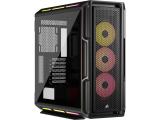 Описание и цена на Компютърна кутия Middle Tower Corsair iCUE LINK 5000T LX RGB Black E-ATX