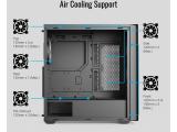 AeroCool D502A Black ARGB Middle Tower ATX снимка №6