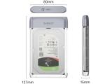 Orico Storage Case 2.5 inch 5Gbps USB-C Transparent TX25C3-GY-BP Кутии за дискове 2.5 снимка №2