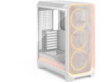 Описание и цена на Компютърна кутия Middle Tower Fractal Design Meshify 3 Ambience Pro RGB White TG Clear Tint E-ATX