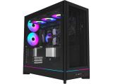 Описание и цена на Компютърна кутия Middle Tower Montech HS01 PRO (W) 5x 120mm ARGB Fans Black ATX