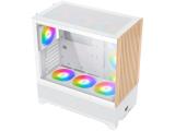 Xigmatek Endorphin WD Arctic ARGB Wood EN42218 Middle Tower E-ATX снимка №2