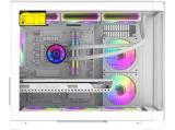 Gamemax HYPE-M White 3x 120mm ARGB fans GM-14100902477 Middle Tower Micro ATX снимка №3 Gamemax HYPE-M White 3x 120mm ARGB fans GM-14100902477 Middle Tower Micro ATX снимка №3