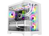 Описание и цена на Компютърна кутия Middle Tower Gamemax HYPE-A White 4x 120mm ARGB fans GM-HYPE-A-WH ATX