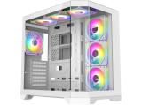 Gamemax HYPE-A White 4x 120mm ARGB fans GM-HYPE-A-WH Middle Tower ATX снимка №2 Gamemax HYPE-A White 4x 120mm ARGB fans GM-HYPE-A-WH Middle Tower ATX снимка №2