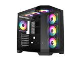 Gamemax HYPE-A Black 4x 120mm ARGB fans GM-HYPE-A-BK Middle Tower ATX снимка №2 Gamemax HYPE-A Black 4x 120mm ARGB fans GM-HYPE-A-BK Middle Tower ATX снимка №2