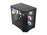 Gamemax HYPE-A Black 4x 120mm ARGB fans GM-HYPE-A-BK Middle Tower ATX снимка №5 Gamemax HYPE-A Black 4x 120mm ARGB fans GM-HYPE-A-BK Middle Tower ATX снимка №5