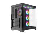 Gamemax HYPE-A Black 4x 120mm ARGB fans GM-HYPE-A-BK Middle Tower ATX снимка №6 Gamemax HYPE-A Black 4x 120mm ARGB fans GM-HYPE-A-BK Middle Tower ATX снимка №6