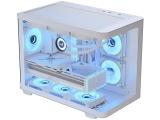 Описание и цена на Компютърна кутия Middle Tower AeroCool P300C-G-WT-v1 3x 120mm Infinity Mirror A-RGB Micro ATX