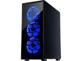 Inter-Tech CXC2 Blue Middle Tower ATX снимка №3