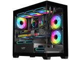 Описание и цена на Компютърна кутия Middle Tower Darkflash DS900M Black 6x 120mm Infinity Mirror A-RGB Micro ATX