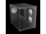 Gamdias AURA GC10M v2 3x 120 mm A-RGB TG Middle Tower Micro ATX снимка №4